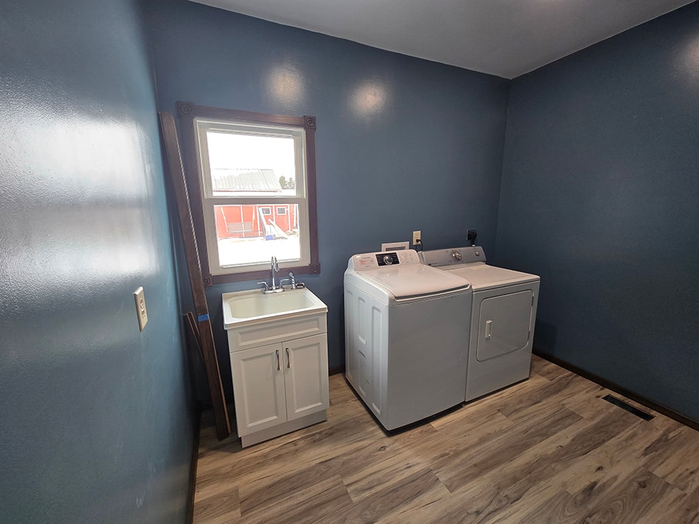 2 additions home remodel — utility room addition with washer and dryer — Findlay, Ohio