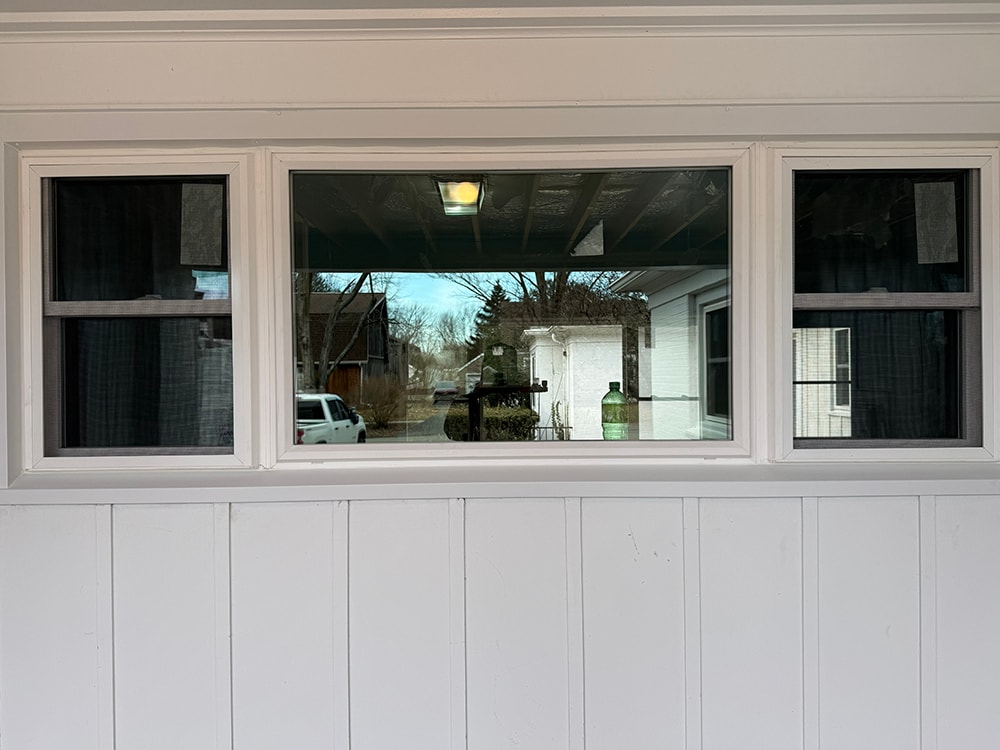 New picture window with flanking windows — Findlay, Ohio