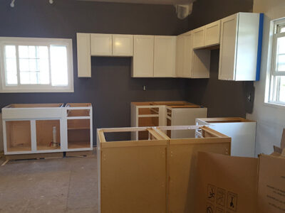 Kitchen Cabinets Going In