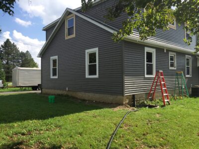 New Siding & Windows  Installed