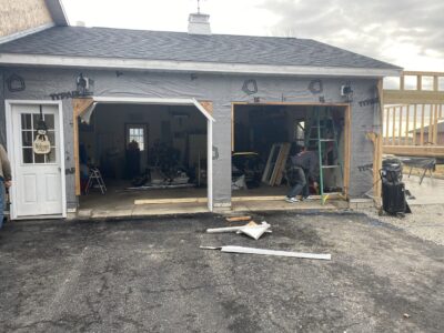 Before 2-car garage