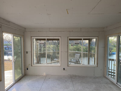 Sunroom Drywall