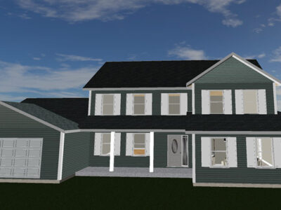Front Siding Rendering
