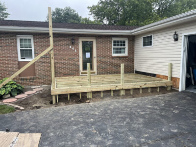 Building Up Deck with Treated lumber
