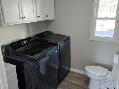 New Utility Room & Half Bath