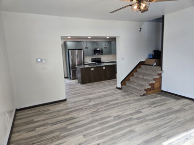 Family Room looking into Kitchen